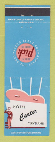 Matchbook Cover - Hotel Carter Cleveland OH Albert Pick
