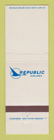 Matchbook Cover - Republic Airlines