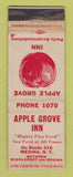 Matchbook Cover - Apple Grove Inn Medina NY WORN