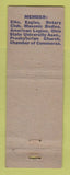 Matchbook Cover - Paul Miller rep General Assembly Election Jackson County WEAR