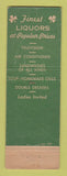 Matchbook Cover - Bauer's Bar WORN