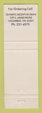 Matchbook Cover - Century 21 Real Estate Chris Bouzounis Columbus OH WEAR