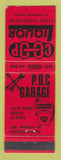 Matchbook Cover - BP oil gas COOP Liquor New Zealand