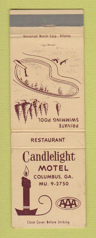 Matchbook Cover - Candlelight Motel Columbus GA WEAR