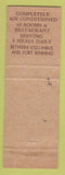 Matchbook Cover - Candlelight Motel Columbus GA WEAR