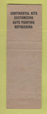 Matchbook Cover - Black Horse Auto Body Fender Norristown PA