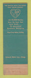 Matchbook Cover - Elgin Watches Daigle's Jewelry Houma LA