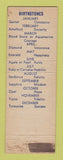 Matchbook Cover - Imperial Jewelry Elgin Watches Brooklyn NY CREASED