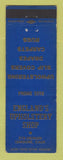 Matchbook Cover - England's Upholstering Shop Lemoore CA CREASED