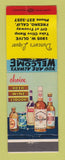 Matchbook Cover - Duncan's Liquor Store Fresno CA WORN BACK