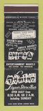 Matchbook Cover - Domino Liquor Store Bar Miami Beach FL