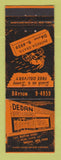 Matchbook Cover - Dedan Liquor Store Bronx NY WEAR