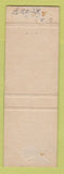Matchbook Cover - Dedan Liquor Store Bronx NY WEAR