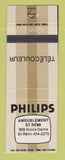Matchbook Cover - Philips Telecouleur TV St Remi QC