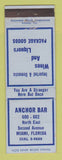 Matchbook Cover - Anchor Bar Liquor Miami FL