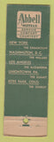 Matchbook Cover - Hotel Paramouth New York City
