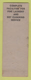 Matchbook Cover - Phillips Laundry Danville IL