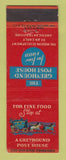 Matchbook Cover - Greyhound Post Houses bus