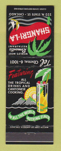 Matchbook Cover - Shangri La Restaurant Chicago IL