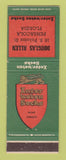 Matchbook Cover - Inter Woven Socks Douglas Allen Pensacola FL men's clothes