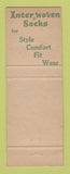Matchbook Cover - Inter Woven Socks Douglas Allen Pensacola FL men's clothes