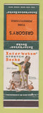Matchbook Cover - Inter Woven Socks Gregory's York PA WEAR