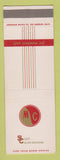 Matchbook Cover - Metropolitan Club of Los Angeles CA