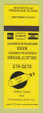 Matchbook Cover - Urban Liquor Urbandale IA
