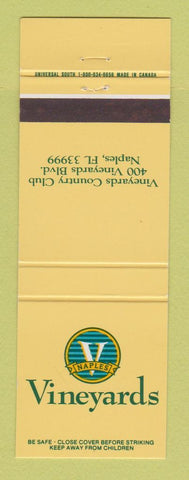 Matchbook Cover - Vineyards Naples FL