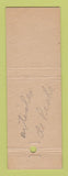 Matchbook Cover - National Ring Traveler Spinners Pawtucket RI Gaffney SC