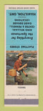 Matchbook Cover - Playtime Sporting Goods Hamilton ON fishing