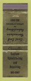 Matchbook Cover - Custom Upholstering Repair Chianellis WEAR