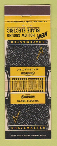 Matchbook Cover - Sunbeam Electric Shaver Shavemaster