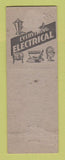 Matchbook Cover - Adrian Refrigeration Westinghouse Kincaid IL WORN BACK
