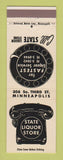 Matchbook Cover - State Liquor Store Minneapolis MN