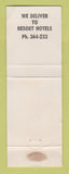 Matchbook Cover - Whaling Port Grog Shop Liquor Lahaina Hawaii WEAR