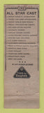 Matchbook Cover - JN Ceazan Appliances Los Angeles CA