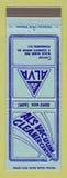 Matchbook Cover - Al's Vacuum Cleaner Center Alva Runnemede NJ