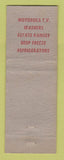Matchbook Cover - John B Krelwitz TV Radio West Allis WI #1
