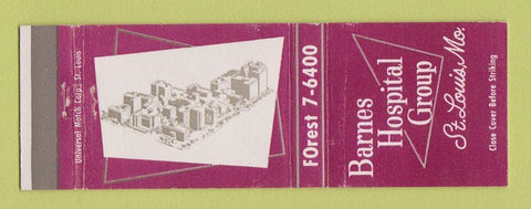 Matchbook Cover - Barnes Hospital Group ST Louis MO