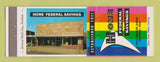 Matchbook Cover - Home Federal Savings Lakewood OH bank