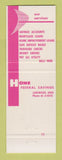 Matchbook Cover - Home Federal Savings Lakewood OH bank