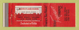 Matchbook Cover - Texas Freight Company Trucking