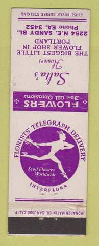 Matchbook Cover - Salta's Flowers Portland OR FTD WEAR