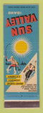 Matchbook Cover - Sun Valley ID Union Pacific Railroad