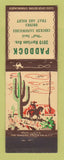 Matchbook Cover - Paddock Restaurant