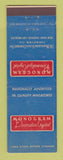 Matchbook Cover - Monogram Personalized Crystal Evanston IL