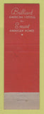 Matchbook Cover - Monogram Personalized Crystal Evanston IL