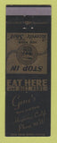 Matchbook Cover - Gene's Restaurant Hughson CA