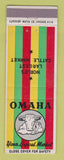 Matchbook Cover - Omaha Livestock Market Cattle NE